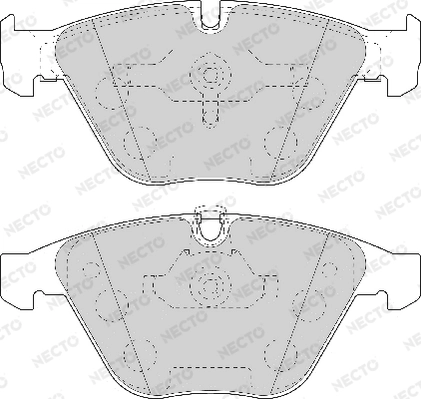 NECTO fékbetétkészlet, tárcsafék - FD7071A - TothCarparts