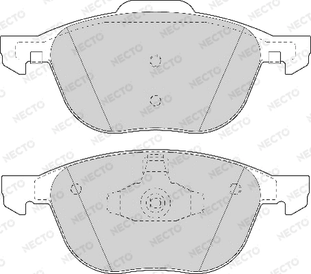 NECTO fékbetétkészlet, tárcsafék - FD7078A - TothCarparts