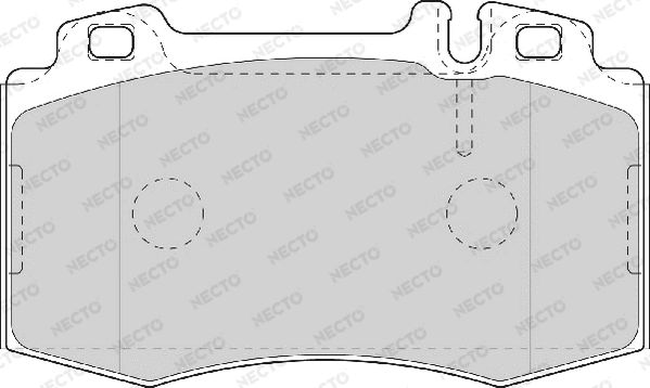 NECTO fékbetétkészlet, tárcsafék - FD7079A - TothCarparts