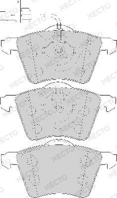 NECTO fékbetétkészlet, tárcsafék - FD7083A - TothCarparts