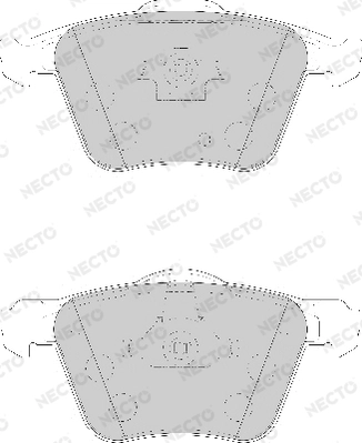 NECTO fékbetétkészlet, tárcsafék - FD7116A - TothCarparts