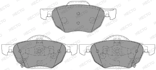 NECTO fékbetétkészlet, tárcsafék - FD7135A - TothCarparts