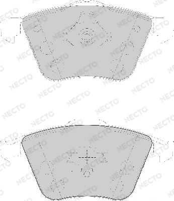 NECTO fékbetétkészlet, tárcsafék - FD7137A - TothCarparts