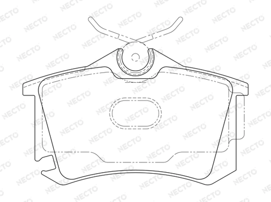 NECTO fékbetétkészlet, tárcsafék - FD7160A - TothCarparts