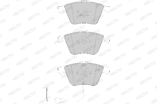 NECTO fékbetétkészlet, tárcsafék - FD7175A - TothCarparts