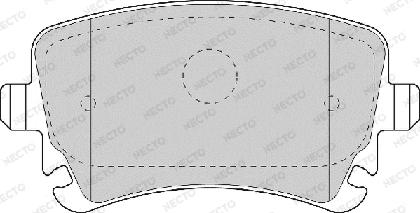 NECTO fékbetétkészlet, tárcsafék - FD7176A - TothCarparts