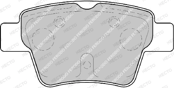 NECTO fékbetétkészlet, tárcsafék - FD7182A - TothCarparts