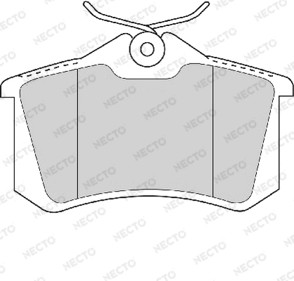 NECTO fékbetétkészlet, tárcsafék - FD7187A - TothCarparts