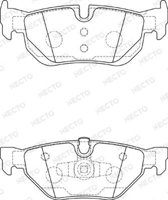 NECTO fékbetétkészlet, tárcsafék - FD7198A - TothCarparts