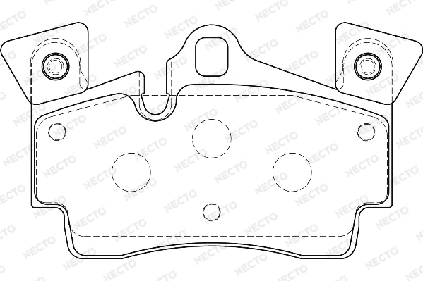 NECTO fékbetétkészlet, tárcsafék - FD7213A - TothCarparts