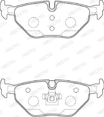 NECTO fékbetétkészlet, tárcsafék - FD7257A - TothCarparts