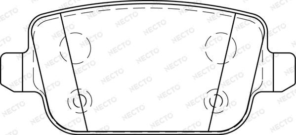 NECTO fékbetétkészlet, tárcsafék - FD7260A - TothCarparts