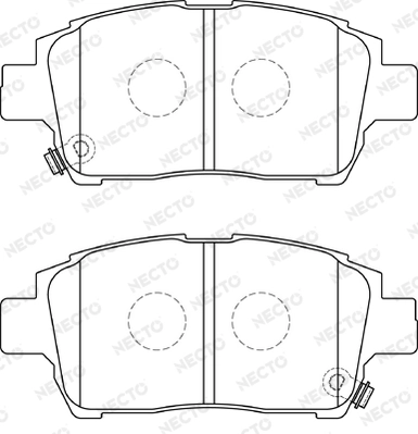 NECTO fékbetétkészlet, tárcsafék - FD7308A - TothCarparts