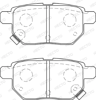 NECTO fékbetétkészlet, tárcsafék - FD7336A - TothCarparts