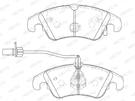 NECTO fékbetétkészlet, tárcsafék - FD7337A - TothCarparts