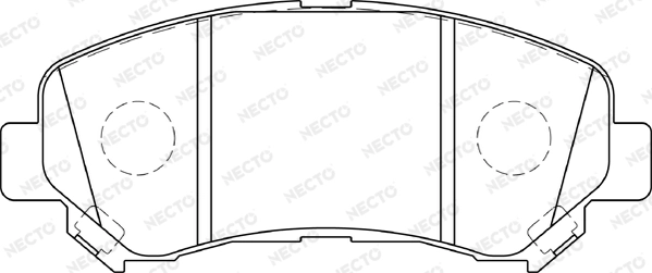 NECTO fékbetétkészlet, tárcsafék - FD7340A - TothCarparts