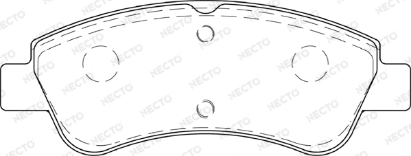 NECTO fékbetétkészlet, tárcsafék - FD7353A - TothCarparts