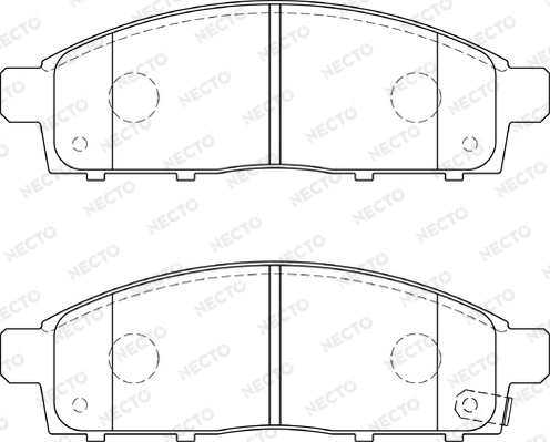 NECTO fékbetétkészlet, tárcsafék - FD7363A - TothCarparts