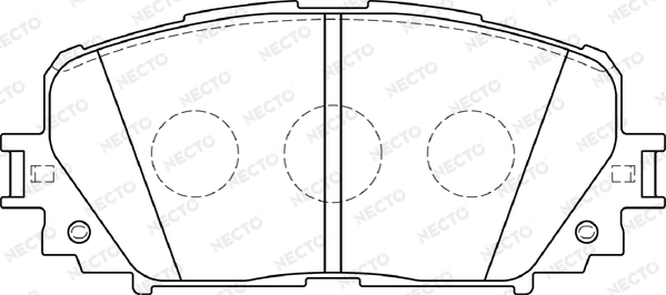 NECTO fékbetétkészlet, tárcsafék - FD7368A - TothCarparts