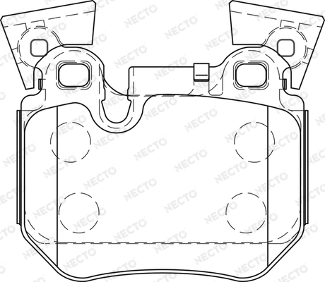 NECTO fékbetétkészlet, tárcsafék - FD7420A - TothCarparts