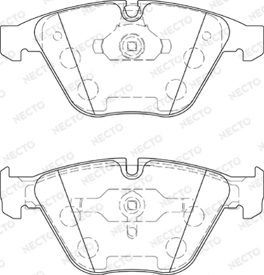 NECTO fékbetétkészlet, tárcsafék - FD7424A - TothCarparts