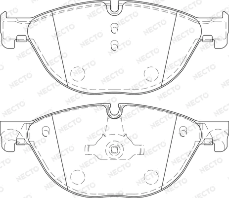 NECTO fékbetétkészlet, tárcsafék - FD7469A - TothCarparts