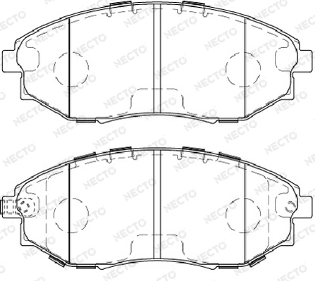 NECTO fékbetétkészlet, tárcsafék - FD7478A - TothCarparts