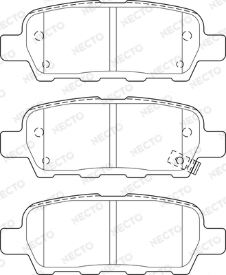 NECTO fékbetétkészlet, tárcsafék - FD7514A - TothCarparts