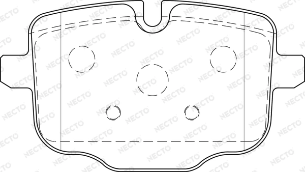 NECTO fékbetétkészlet, tárcsafék - FD7527A - TothCarparts