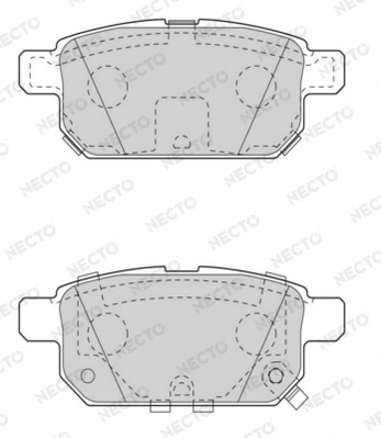 NECTO fékbetétkészlet, tárcsafék - FD7562A - TothCarparts