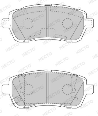 NECTO fékbetétkészlet, tárcsafék - FD7563A - TothCarparts