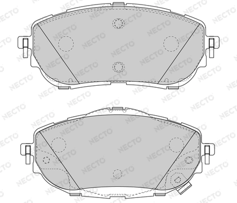 NECTO fékbetétkészlet, tárcsafék - FD7613A - TothCarparts