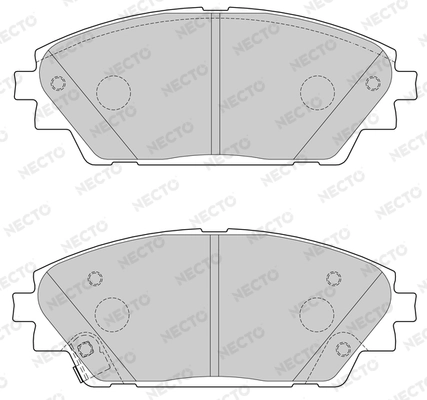 NECTO fékbetétkészlet, tárcsafék - FD7626A - TothCarparts