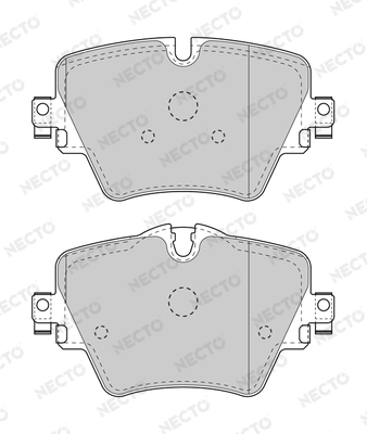 NECTO fékbetétkészlet, tárcsafék - FD7632A - TothCarparts