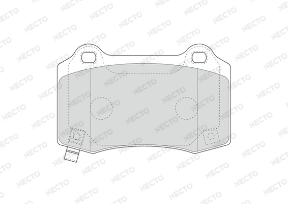 NECTO fékbetétkészlet, tárcsafék - FD7649A - TothCarparts