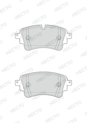 NECTO fékbetétkészlet, tárcsafék - FD7654A - TothCarparts