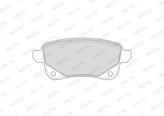 NECTO fékbetétkészlet, tárcsafék - FD7668A - TothCarparts