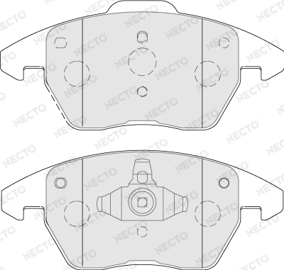 NECTO fékbetétkészlet, tárcsafék - FD7788A - TothCarparts