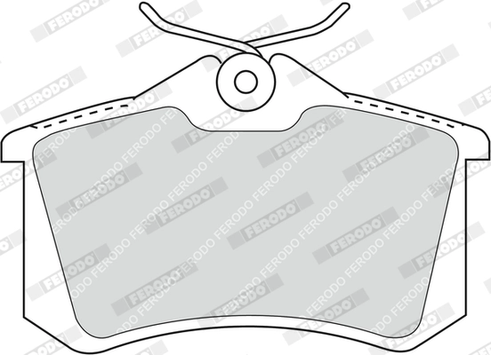 FERODO fékbetétkészlet, tárcsafék - FDB1083 - TothCarparts
