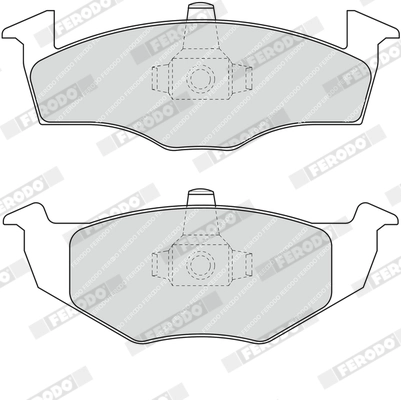 FERODO fékbetétkészlet, tárcsafék - FDB1288 - TothCarparts