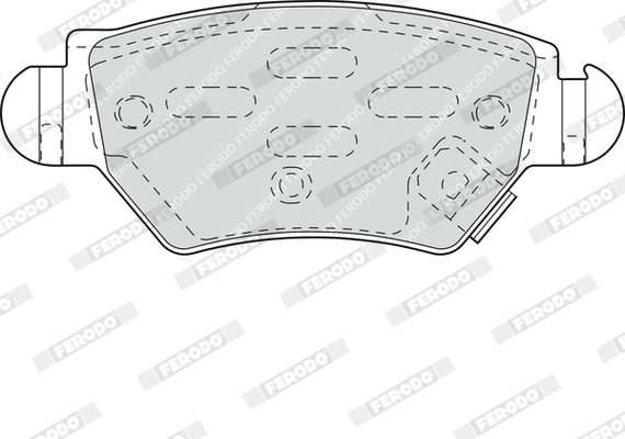 FERODO fékbetétkészlet, tárcsafék - FDB1294 - TothCarparts