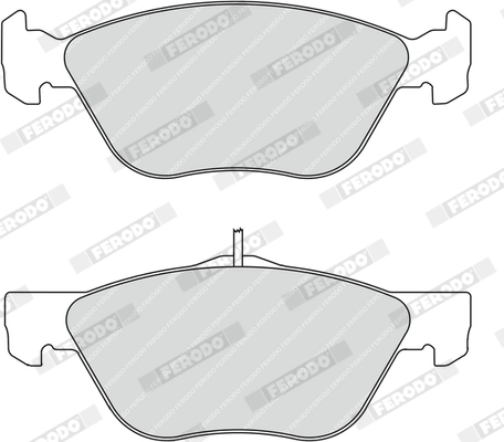 FERODO fékbetétkészlet, tárcsafék - FDB1299 - TothCarparts