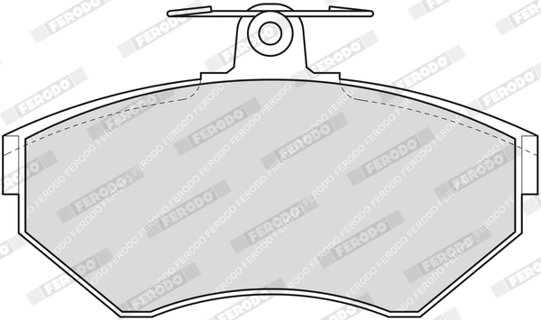 FERODO fékbetétkészlet, tárcsafék - FDB1312 - TothCarparts