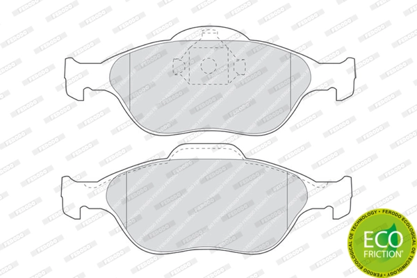 FERODO fékbetétkészlet, tárcsafék - FDB1394 - TothCarparts