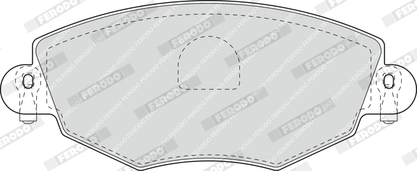 FERODO fékbetétkészlet, tárcsafék - FDB1425 - TothCarparts