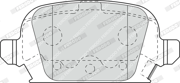FERODO fékbetétkészlet, tárcsafék - FDB1472 - TothCarparts