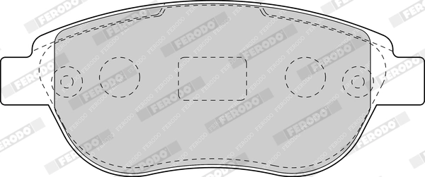 FERODO fékbetétkészlet, tárcsafék - FDB1476 - TothCarparts