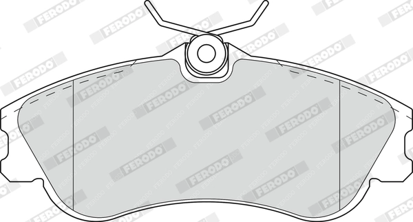 FERODO fékbetétkészlet, tárcsafék - FDB1477 - TothCarparts