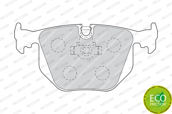 FERODO fékbetétkészlet, tárcsafék - FDB1483 - TothCarparts