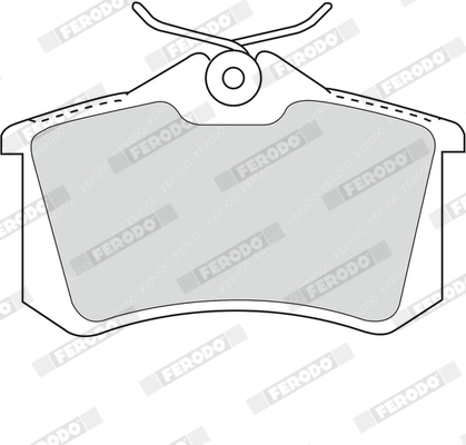 FERODO fékbetétkészlet, tárcsafék - FDB1491 - TothCarparts
